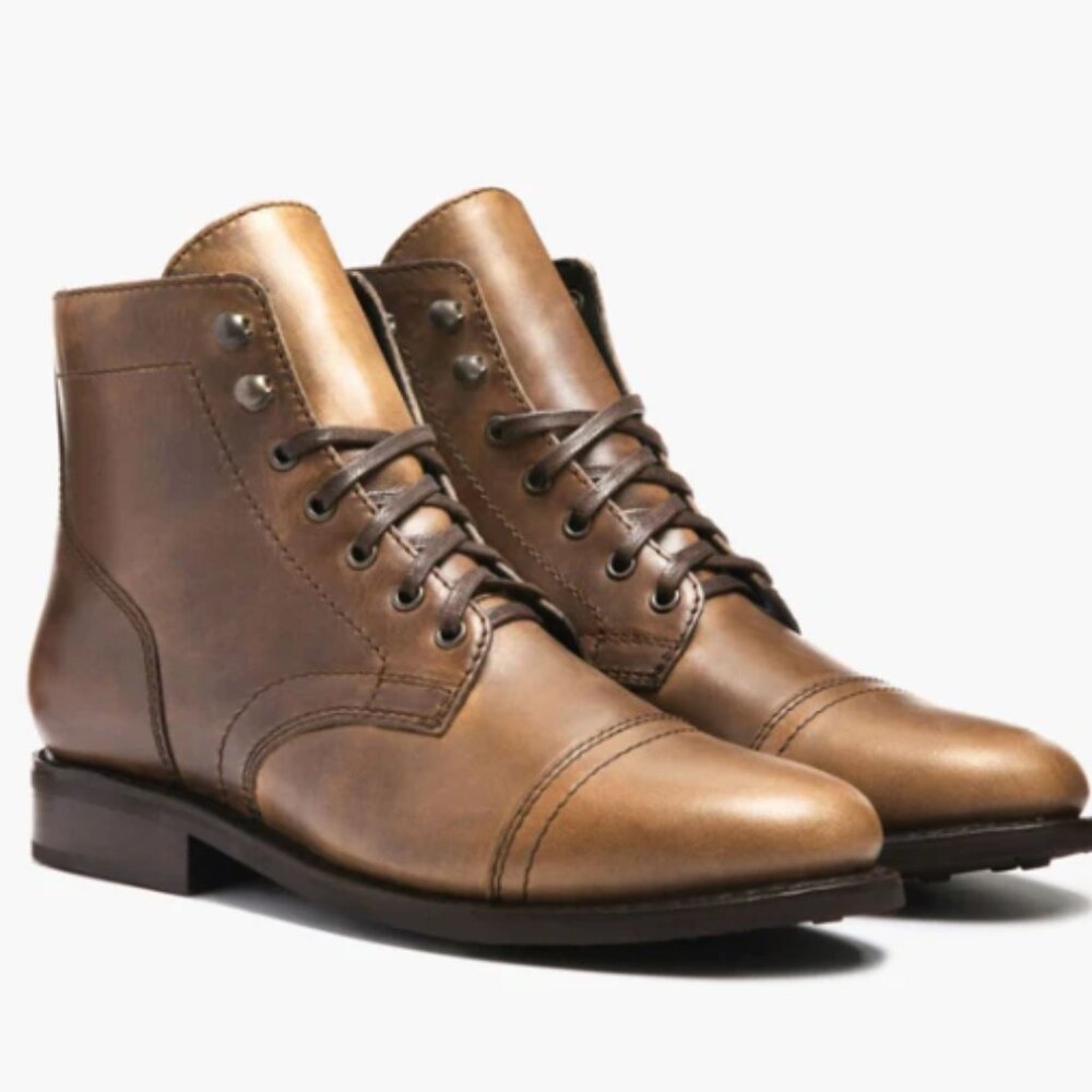 Thursday Boot Company Women's Captain Natural Leather Boot Size 9.5